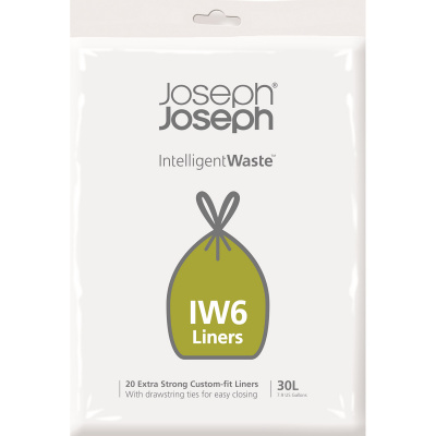 Worki na śmieci do koszy Totem Max 30 Litrów Joseph Joseph IW6 20 sztuk 30058