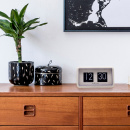 Zegar klapkowy stojący Small Flip Nextime biały 5228 WI