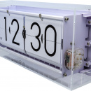Zegar klapkowy / stołowy Big Flip Clear Nextime transparentny 5209 TR
