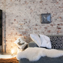 Zegar kwadratowy na ścianę Labyrinth Nextime 35 x 35 cm 3244