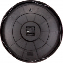 Zegar ścienny 40 cm. Essential Graphite XXL Nextime czarno-szary 3258 GS