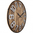 Zegar ścienny 50 cm Aberdeen drewniano-metalowy Nextime 3277 BR