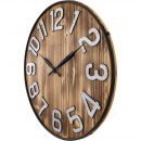 Zegar ścienny 50 cm Aberdeen drewniano-metalowy Nextime 3277 BR