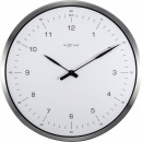Zegar ścienny 60 minutes Nextime biały cyferblat 3243 WI