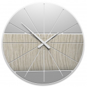 Zegar ścienny Benjamin CalleaDesign dąb 10-214-83