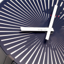 Zegar ścienny biegnący pies Nextime 30 cm 3257