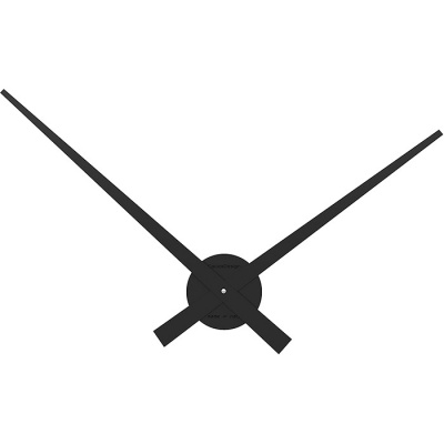 Zegar ścienny Botticelli duży CalleaDesign czarny 10-313-05