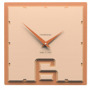 Zegar ścienny Breath CalleaDesign różowo-piaskowy 10-004-21