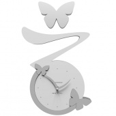 Zegar ścienny Butterfly CalleaDesign biały 50-10-1-1