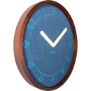 Zegar ścienny Calmest Nextime niebieski 3200