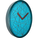 Zegar ścienny Calmest Nextime turkusowy 3199