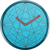 Zegar ścienny Calmest Nextime turkusowy 3199