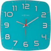 Zegar ścienny Classy Nextime 30 x 30 cm, turkusowy 8816 TQ