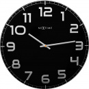 Zegar ścienny Classy okrągły Nextime 50 cm, czarny 3105 ZW