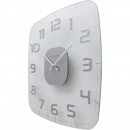Zegar ścienny Classy Square Nextime 30 x 30 cm, transparentny 8816 TR