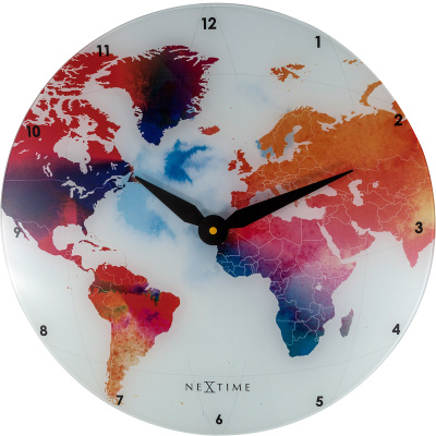 Zegar ścienny Colorful World Nextime 43 cm 8187