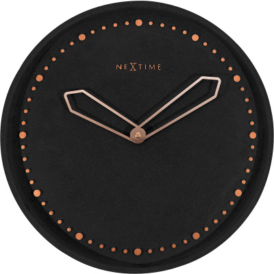 Zegar ścienny Cross Nextime czarny 3197 ZW