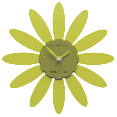 Zegar ścienny Daisy CalleaDesign cedrowo-zielony 10-008-51