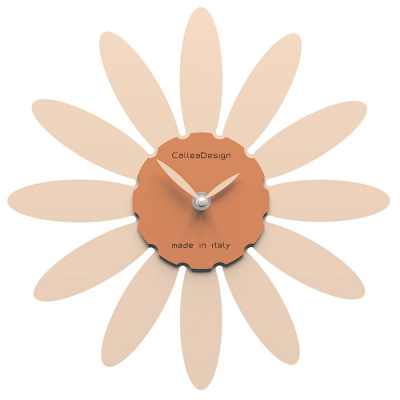 Zegar ścienny Daisy CalleaDesign różowo-piaskowy 10-008-21