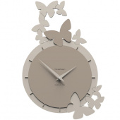 Zegar ścienny Dancing Butterflies CalleaDesign gołębi 50-10-2-13