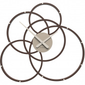 Zegar ścienny do ciastkarni Black hole CalleaDesign czekoladowy 10-215-69