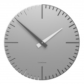 Zegar ścienny do nowoczesnego salonu Exacto 36 cm CalleaDesign aluminium 10-025-2