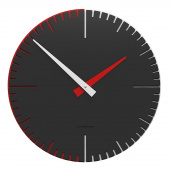 Zegar ścienny do przedpokoju Exacto 36 cm CalleaDesign antracytowy 10-025-4