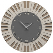 Zegar ścienny Donizetti CalleaDesign szary-beżowy 51-10-2-3