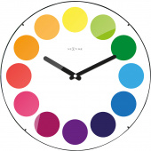 Zegar ścienny Dots Dome Nextime 35 cm 3166