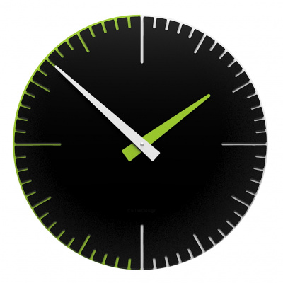 Zegar ścienny Exacto 36 cm CalleaDesign czarny 10-025-5