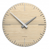 Zegar ścienny Exacto CalleaDesign 36 cm, jasny dąb 10-025-81