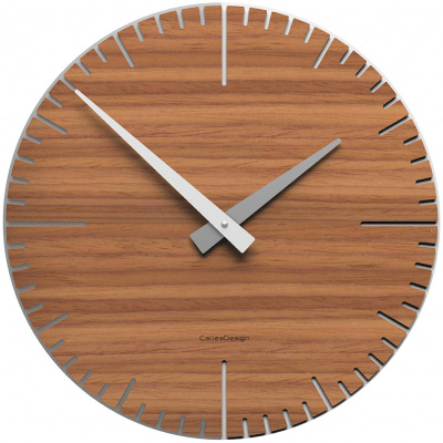 Zegar ścienny Exacto CalleaDesign 36 cm, orzech włoski 10-025-85