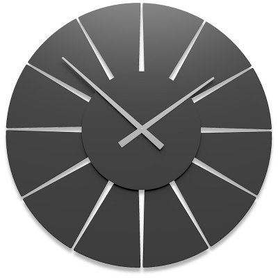 Zegar ścienny Extreme L CalleaDesign czarny 10-326-5