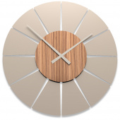 Zegar ścienny Extreme L CalleaDesign zebrano 10-326-87