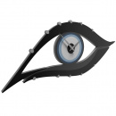 Zegar ścienny Eye CalleaDesign fuksja 10-115-72