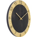 Zegar ścienny Flare Nextime złoty 3198 GO