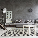 Zegar ścienny fluorescencyjny 35 cm Luminous Nextime czarny 3261 ZW