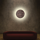 Zegar ścienny Galileo Nextime 43 cm, brązowy 3104 BR