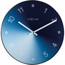 Zegar ścienny Gradient niebieski Nextime 40 cm 8194 BL