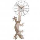Zegar ścienny Hanging Gecko CalleaDesign piaskowy 54-10-1-12