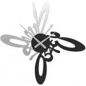 Zegar ścienny Harmonic CalleaDesign czarny 10-113-5