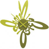 Zegar ścienny Harmonic CalleaDesign oliwkowo-zielony 10-113-54