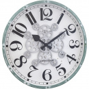 Zegar ścienny Henry 50 cm Nextime biało-zielony 3282 WI