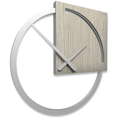 Zegar ścienny Karl CalleaDesign dąb 10-124-83