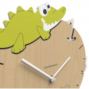 Zegar ścienny Krokodyl do pokoju dziecięcego personalizowany CalleaDesign 57-10-1