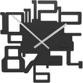 Zegar ścienny Kron CalleaDesign czarny 10-003-05