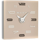 Zegar ścienny kwadratowy Aicon 40x40 cm kremowy 119 WT