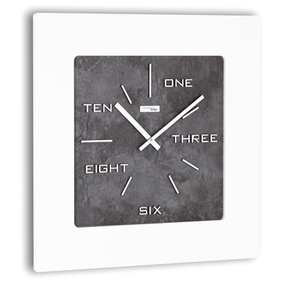 Zegar ścienny kwadratowy duży 58x58 cm Essentia 172 CS