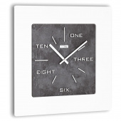 Zegar ścienny kwadratowy duży 58x58 cm Essentia 172 CS