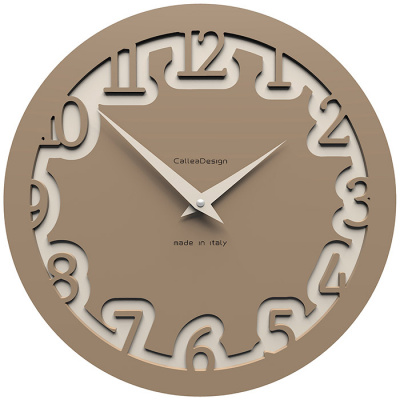 Zegar ścienny Labyrinth CalleaDesign caffelatte 10-002-14